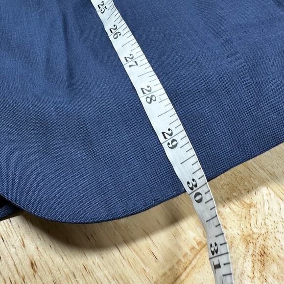 Peter Millar Men's Blue Two Button 100% Wool Blazer Size 44S New Without Tags - Picture 8 of 8